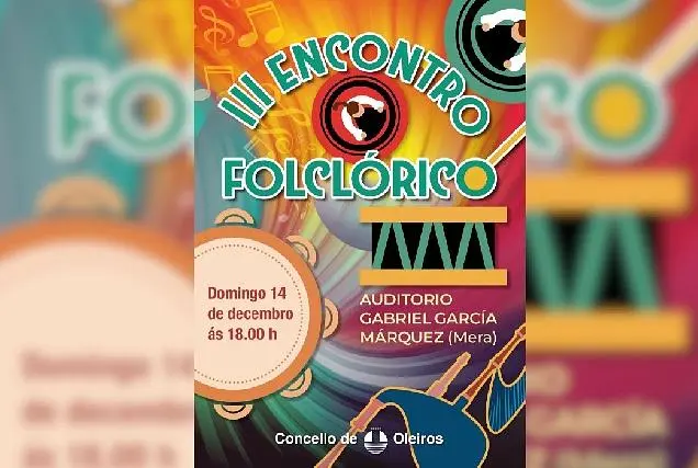 Festival de grupos folclóricos en Oleiros el 14 de diciembre