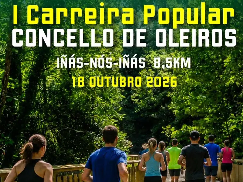 Abre la inscripción para la I Carrera Popular del Concello de Oleiros