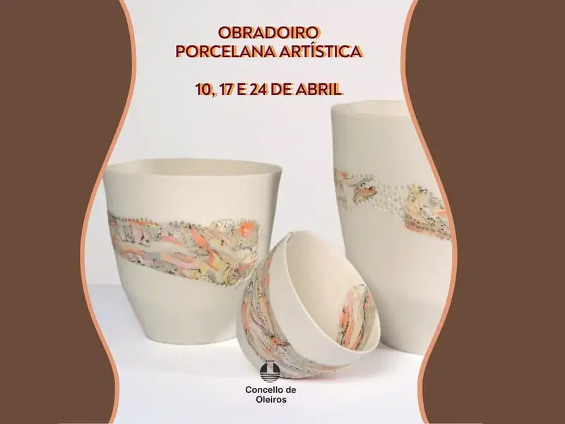 Oleiros organiza un taller de porcelana en las Torres de Santa Cruz
