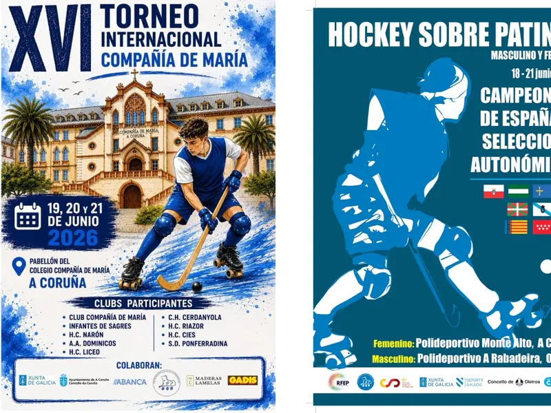 Monte Alto y Oleiros acogen campeonatos autonómicos y torneo internacional de hockey