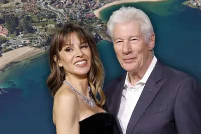 Richard Gere y Alejandra Silva encuentran refugio en Oleiros