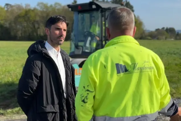 Renovada la vía que conecta Agadín, O Abeledo y Cal da Pena en Oleiros