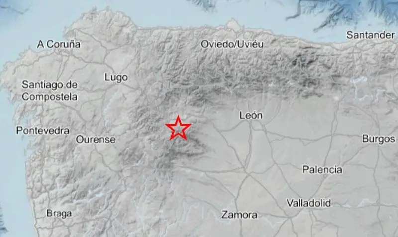 Un terremoto de magnitud 4 se deja sentir en Oleiros y otros puntos de Galicia