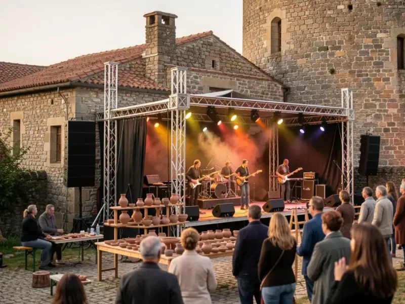 Oleiros despide 'As Tardes do Alfar' con alfarería y música en vivo