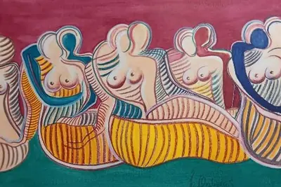 Exposición pictórica en A Fábrica con obras de Ontiveros y Cepedello