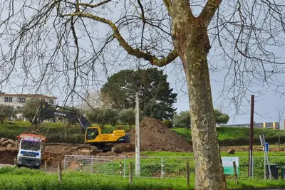 Comienza la construcción del nuevo Lidl de Bastiagueiro en Oleiros